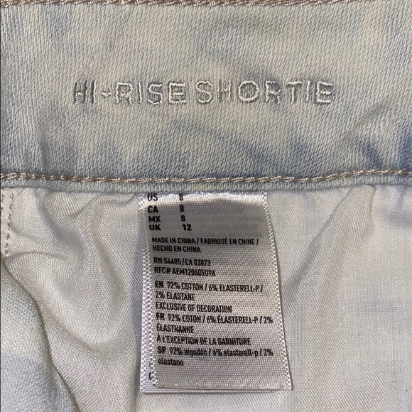 American Eagle High Rise Jean Short Size 8 - Picture 5 of 5